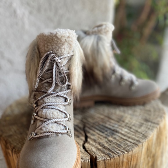 Nine West Alex Faux-Fur Booties Retail Value 139 - Picture 2 of 6
